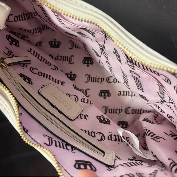 Juicy Couture Black and Cream Shoulder Bag - Picture 2 of 3